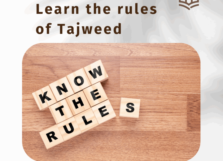 Learn the rules of tajweed